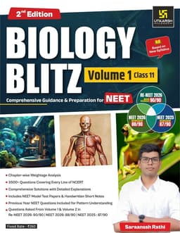 NEET Question Booklet with Solution | Biology Blitz Volume 1 : Class 11th |  PYQ  Re-NEET 2026  NEET 2025 - 2026 Best Comprehensive Practice Book with Chapterwise Weightage Analysis thumbnail 1