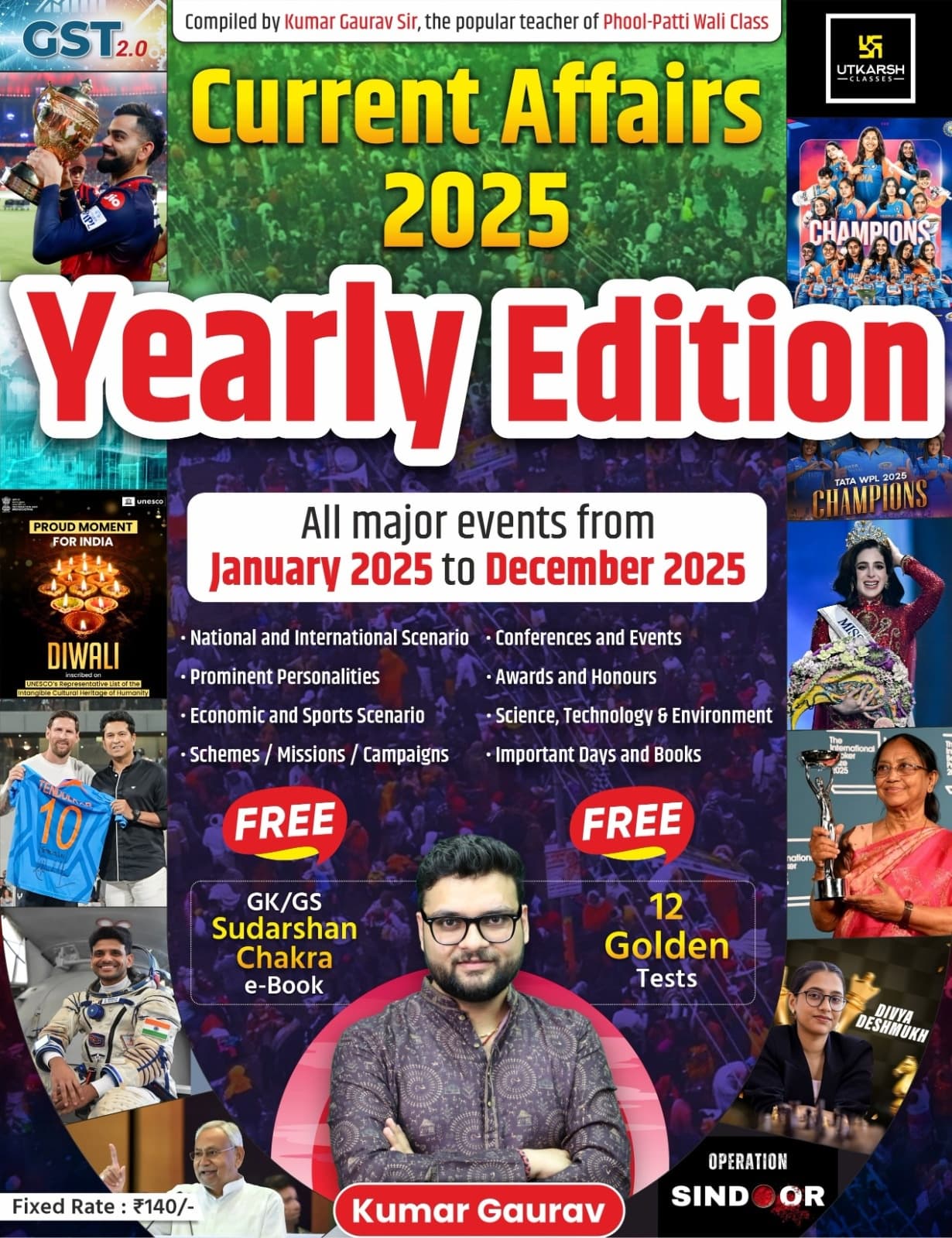 Current Affairs Yearly-2025 By Kumar Gaurav English