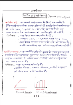 2nd Grade Teacher Exam 1st Paper (Economy) Handwritten Book by Madhuri Kalra thumbnail 3