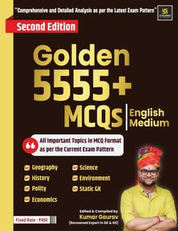 Golden 5555+ MCQs 2nd Edition (English Medium) by Kumar Gaurav Sir thumbnail 1